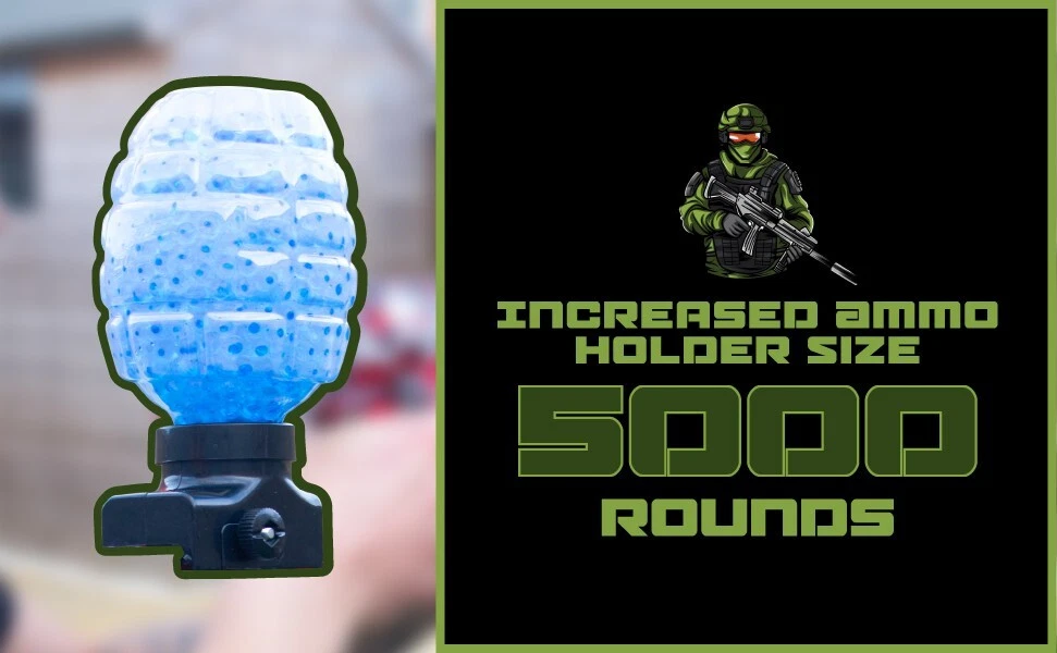 Elite Shot M416 Water Gel Ball Gun | 5,000 Balls | Free UK Delivery
